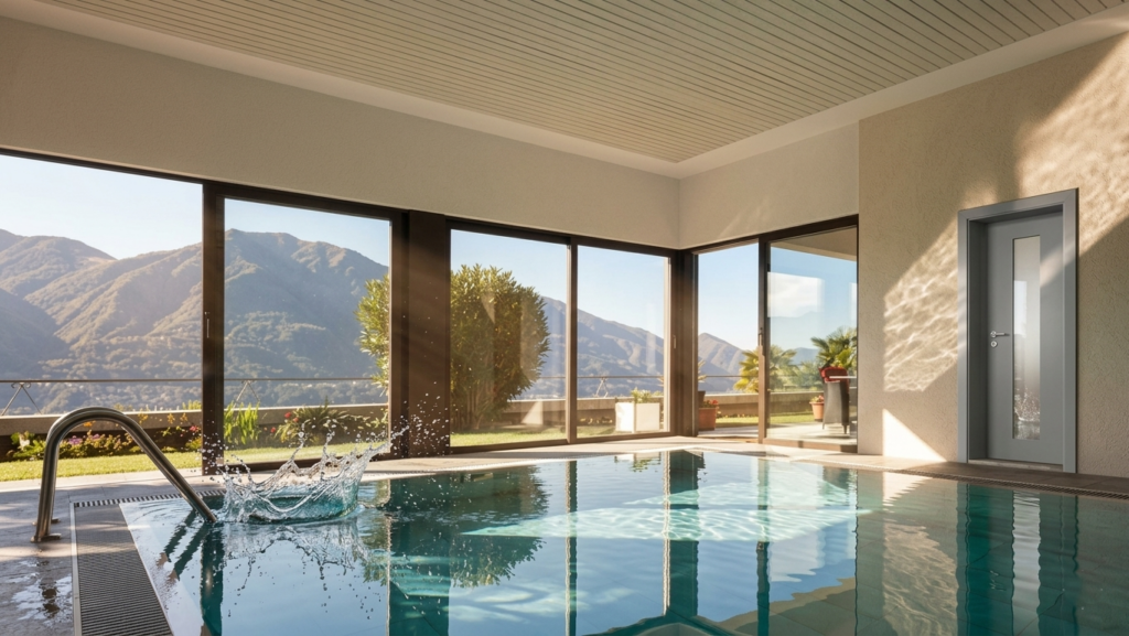 AQUA EXTREM Linea v moderním wellness prostoru